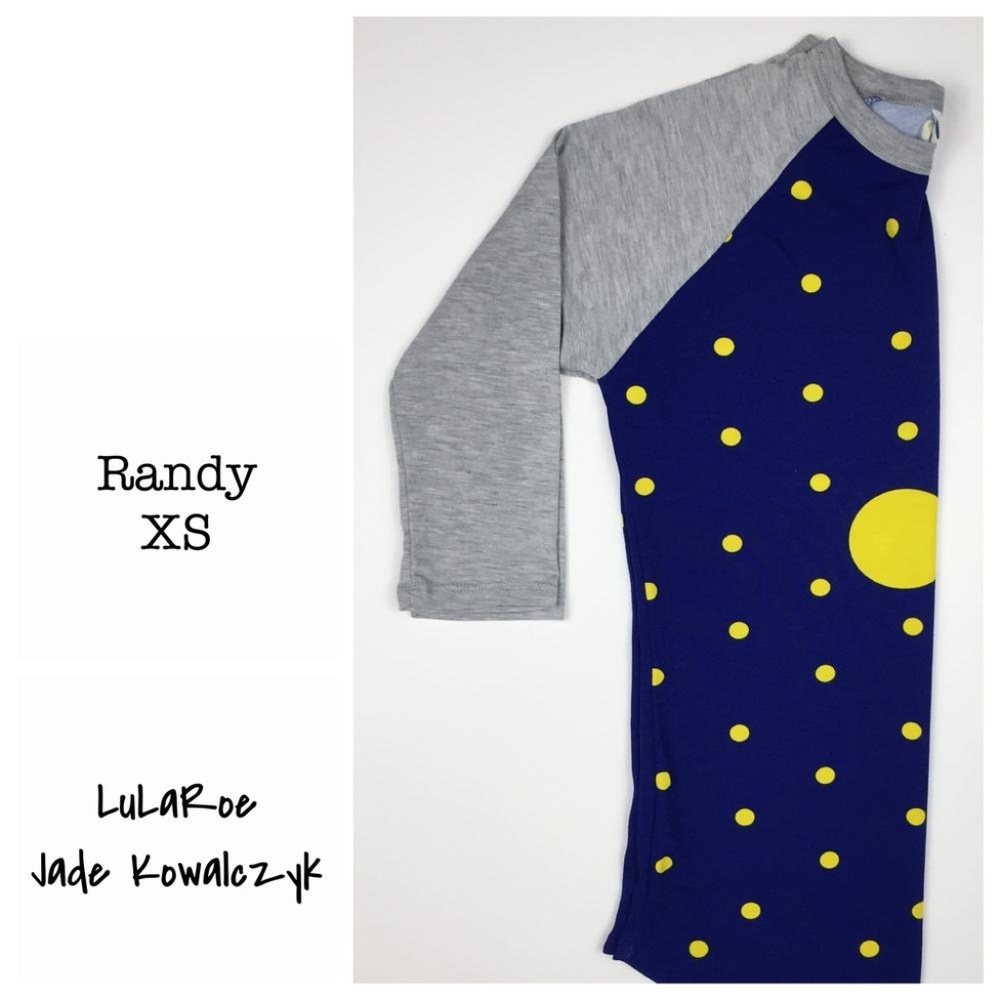 NWT LuLaRoe Unisex Randy Baseball Tee